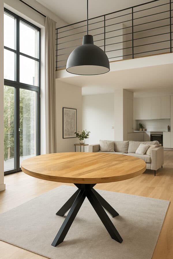 runder mangoholz esstisch 180 cm