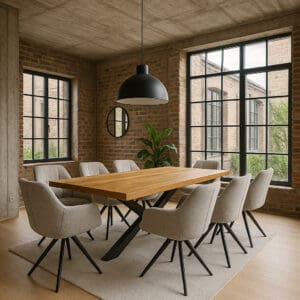 Esstisch Rechteck 220cm Natur